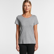 Wo's Shallow Scoop Tee 